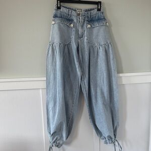 We The Free Light Blue Flare Jeans